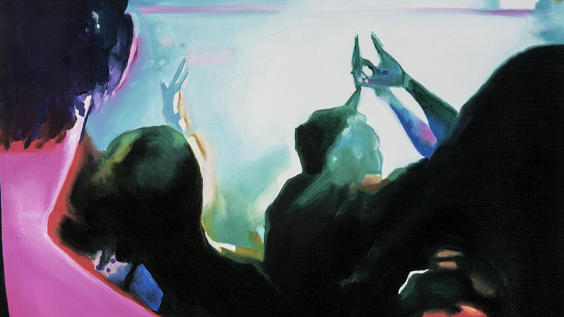 Corinne Wasmuht, aus der Serie "Menschen im Kunstlicht", 2000, Courtesy Kunsthaus NRW Kornelimünster, Foto: Achim Kukulies, Düsseldorf