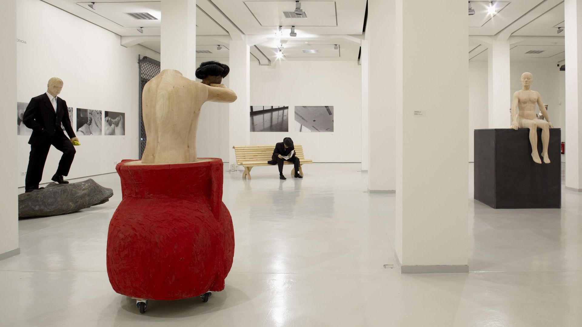 Installationsansicht East Bound , KAI 10 | Raum für Kunst, Foto: Claus Langer