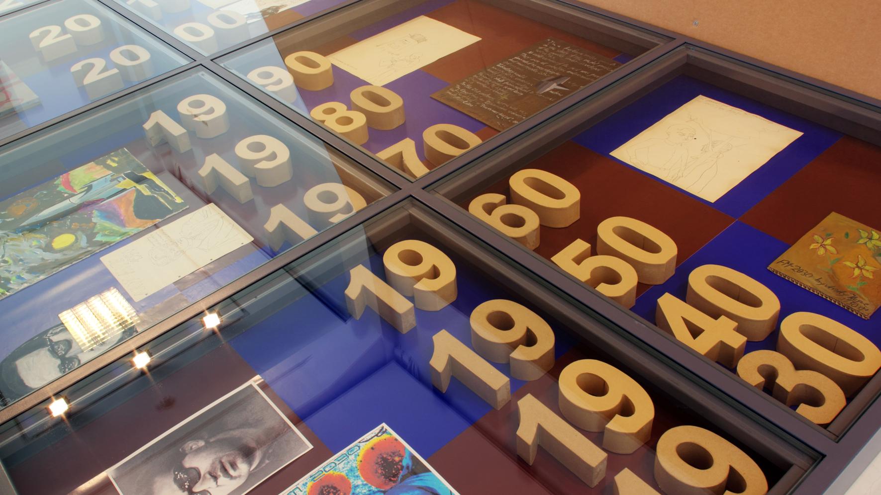 Installtionsansicht Andy Hope 1930, FM-2030 (Detail), 2011 in KAI 10 | ARTHENA FOUNDATION / Courtesy Galerie Guido W. Baudach, Berlin © VG Bild-Kunst