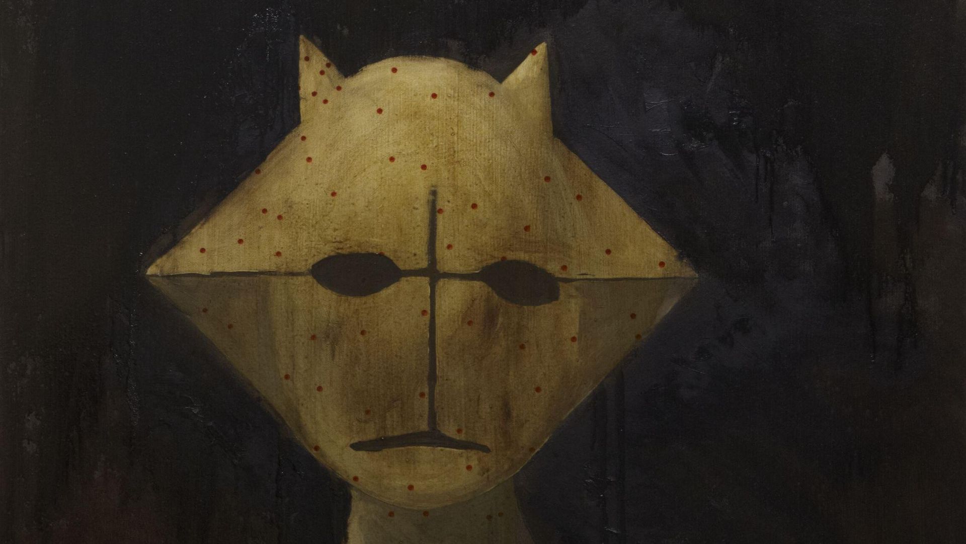 Thomas Zipp, P.N. 30, 2008, Acrylic and oil on canvas, mixed media on paper (two parts), 80 x 70 and 34 x 27,5 cm