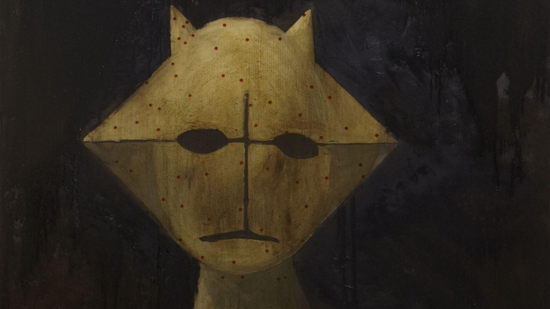 Thomas Zipp, P.N. 30, 2008, Acryl und Öl auf Leinwand, Mixed Media auf Papier (2-teilig), 80 x 70 und 34 x 27,5 cm