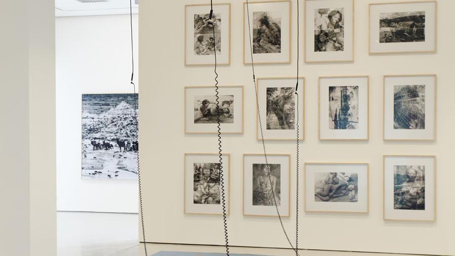 Installationsansicht Rémy Markowitsch in KAI 10 | ARTHENA FOUNDATION / Foto: Claus Langer