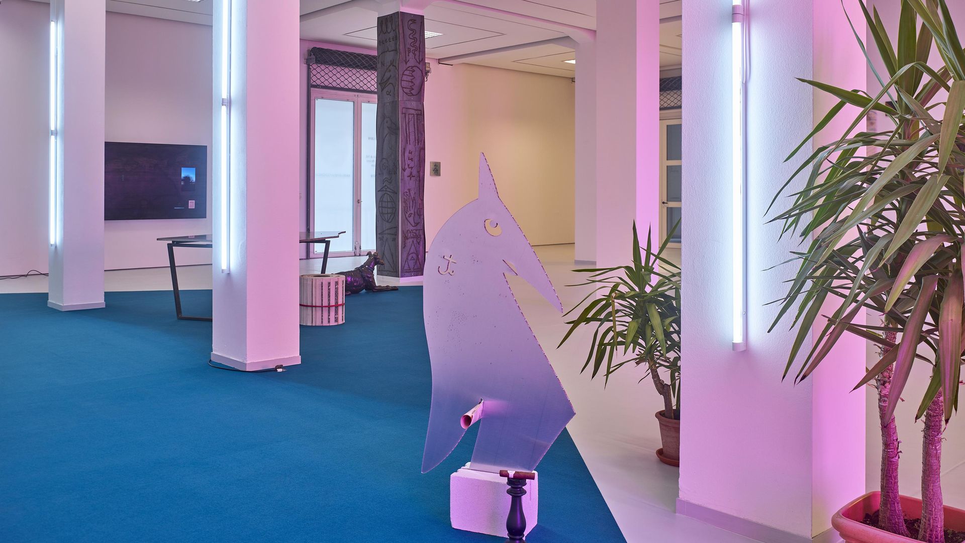 Niko Abramidis & NE, installation view ars viva 2019, KAI 10 | ARTHENA FOUNDATION, photo: Achim Kukulies, Düsseldorf, Courtesy the artist