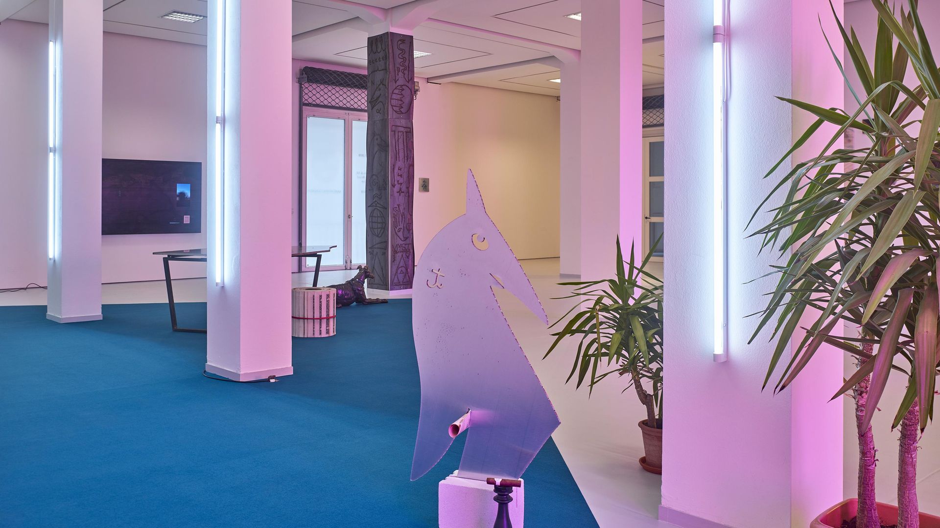 Installation view Niko Abramidis & NE in KAI 10 | ARTHENA FOUNDATION / Courtesy the artist / Photo: Achim Kukulies, Düsseldorf