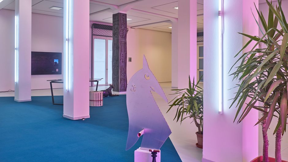 Niko Abramidis & NE, Ausstellungsansicht ars viva 2019, KAI 10 | ARTHENA FOUNDATION, Foto: Achim Kukulies, Düsseldorf, Courtesy der Künstler