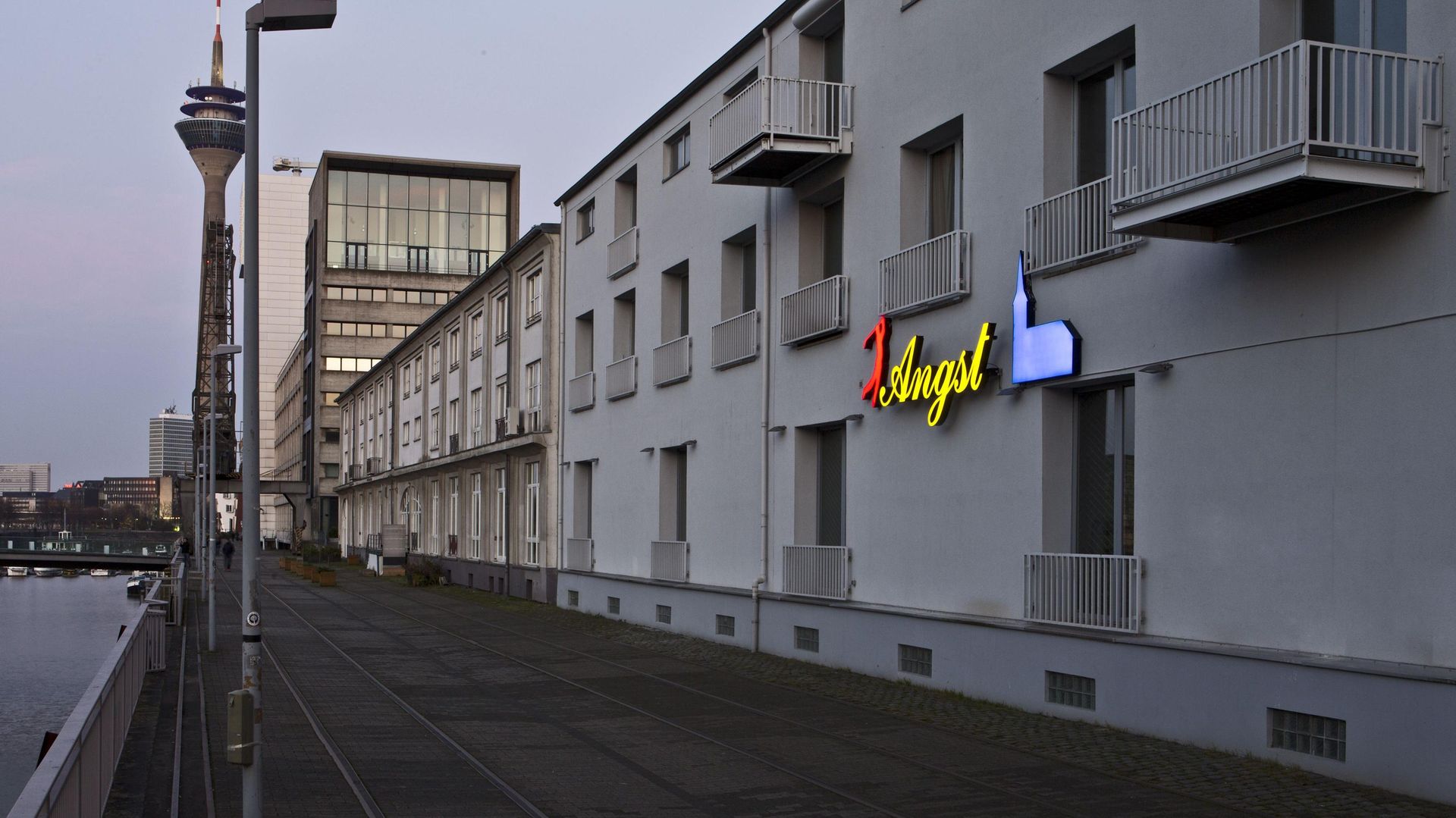 Ludger Gerdes: Angst, 1989, Ausstellungsansicht 