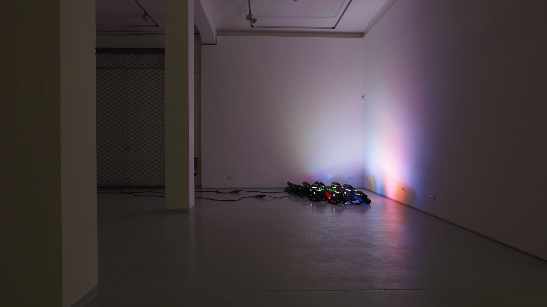 Julius Schmiedel, RGBlaster, Installationsansicht KAI 10 | Raum für Kunst, Foto: Claus Langer