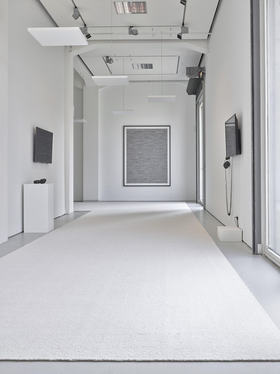 Juergen Staack, Sean Snyder, Cory Arcangel, Installation view Listen to the Image, Look at the Sound KAI 10 | ARTHENA FOUNDATION  Photo: Achim Kukulies, Düsseldorf