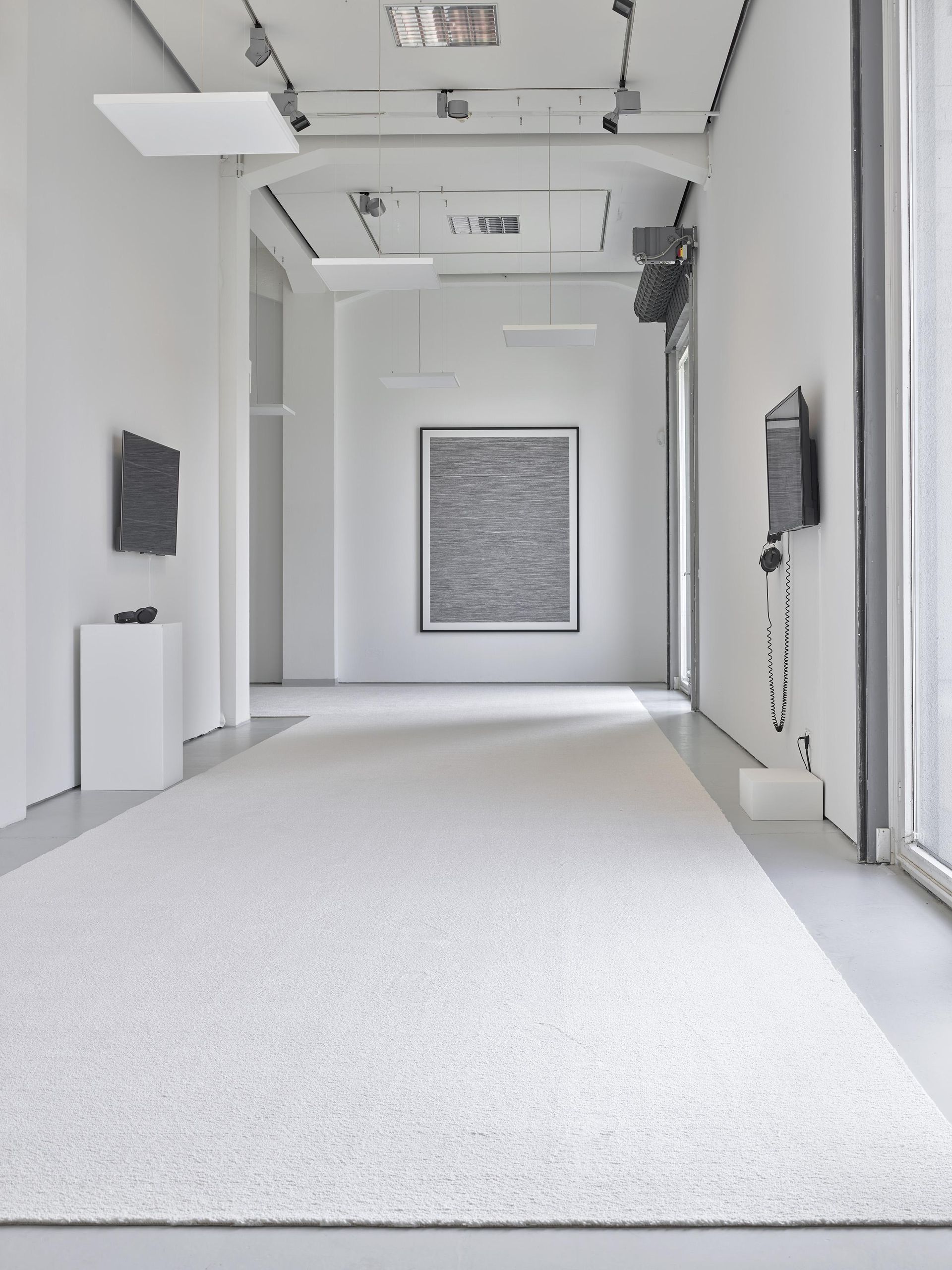 Juergen Staack, Sean Snyder, Cory Arcangel, Installation view  Listen to the Image, Look at the Sound KAI 10 | ARTHENA FOUNDATION  Photo: Achim Kukulies, Düsseldorf