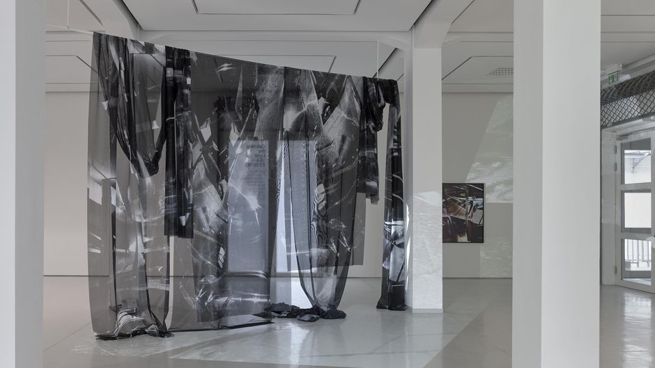 Astrid Busch, Spinner, 2017, Ausstellungsansicht