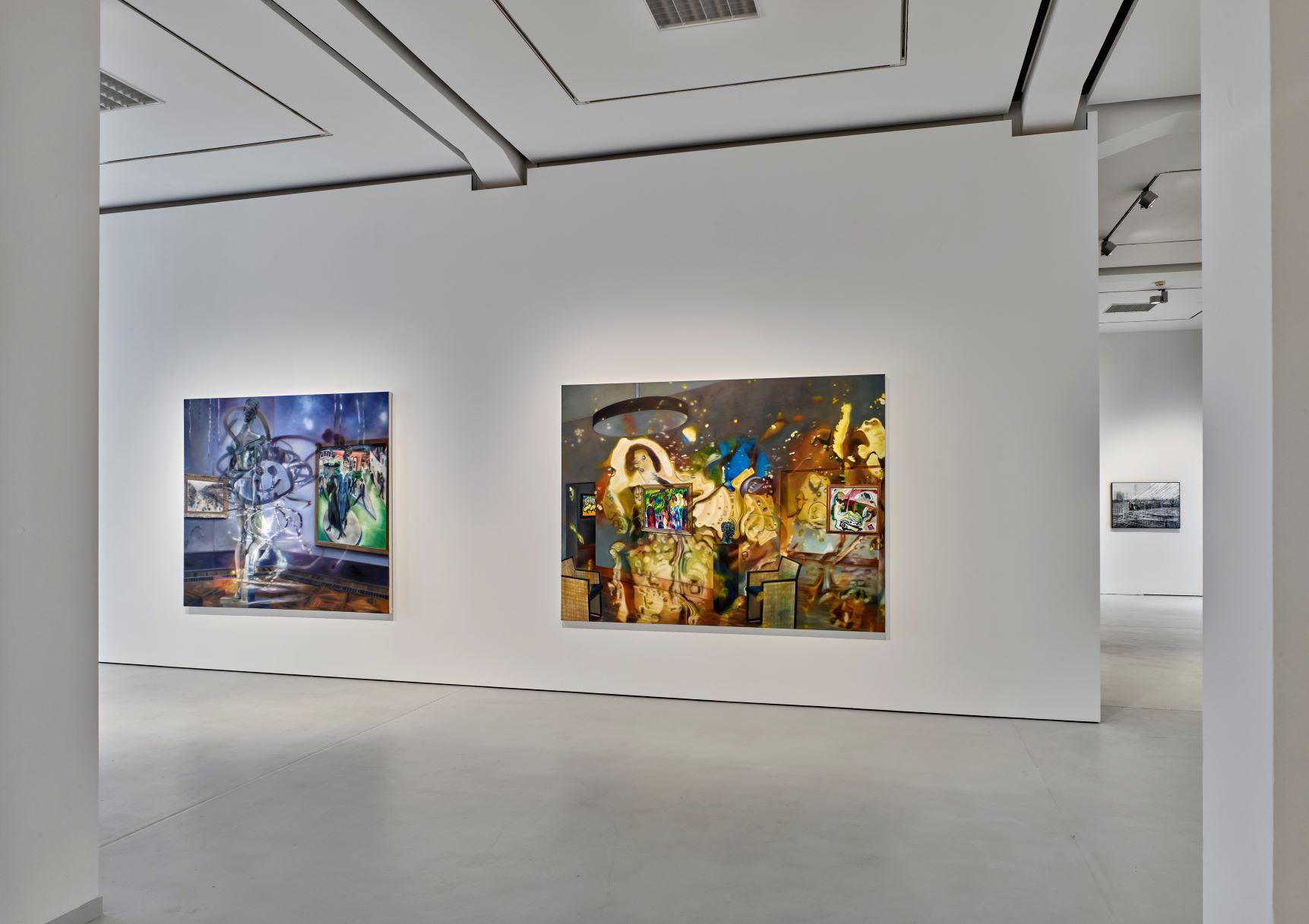 Exhibition view Karin Kneffel in KAI 10 | ARTHENA FOUNDATION, Courtesy Private Collection, VG Bild-Kunst, Bonn 2024, Photo: Studio Kukulies