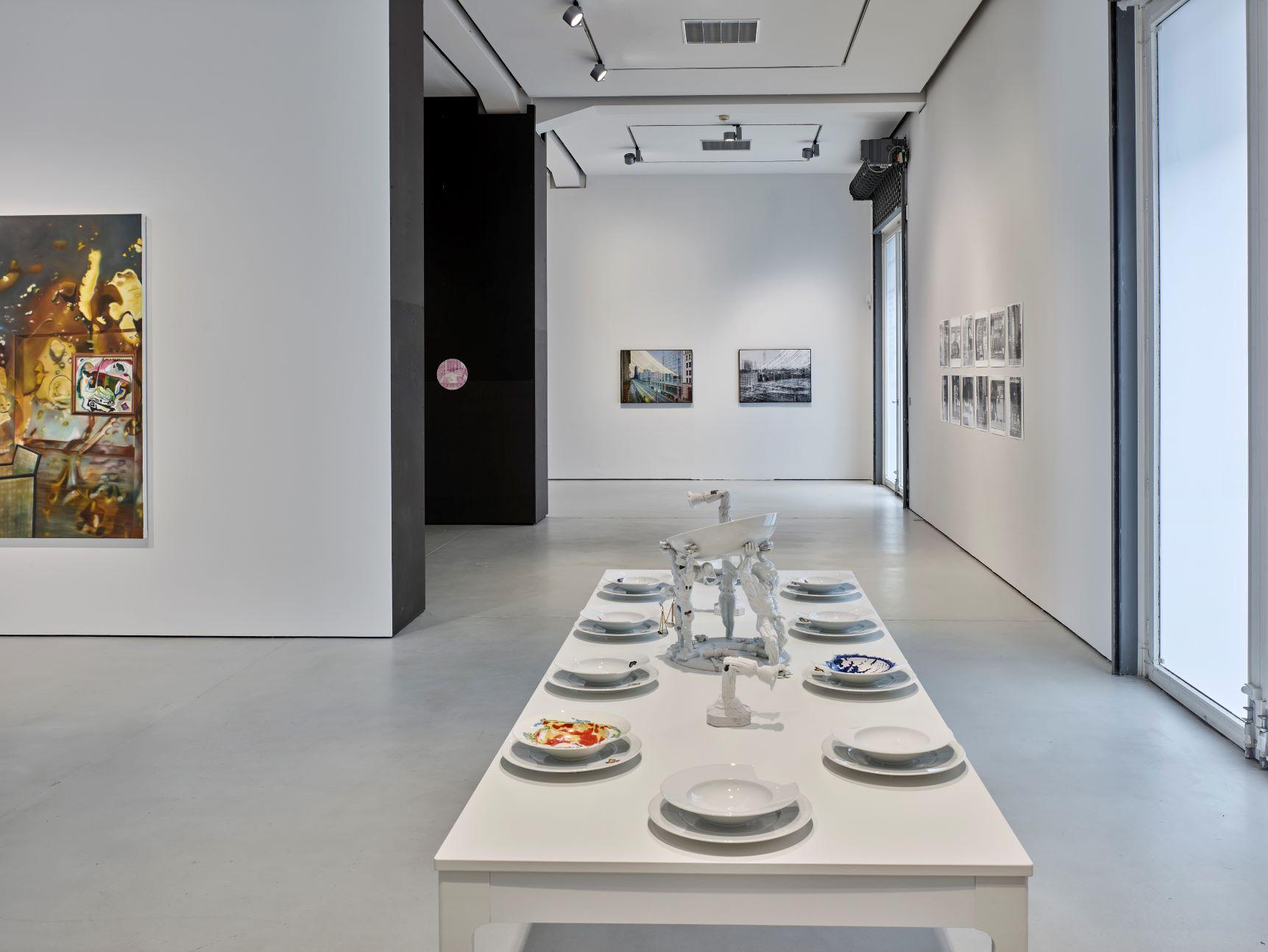 Exhibition view Rona Kobal in front & Michael Wesely at the back in KAI 10 | ARTHENA FOUNDATION, Courtesy the artists & Wesely: VG Bild-Kunst, Bonn 2024, Photo: Studio Kukulies