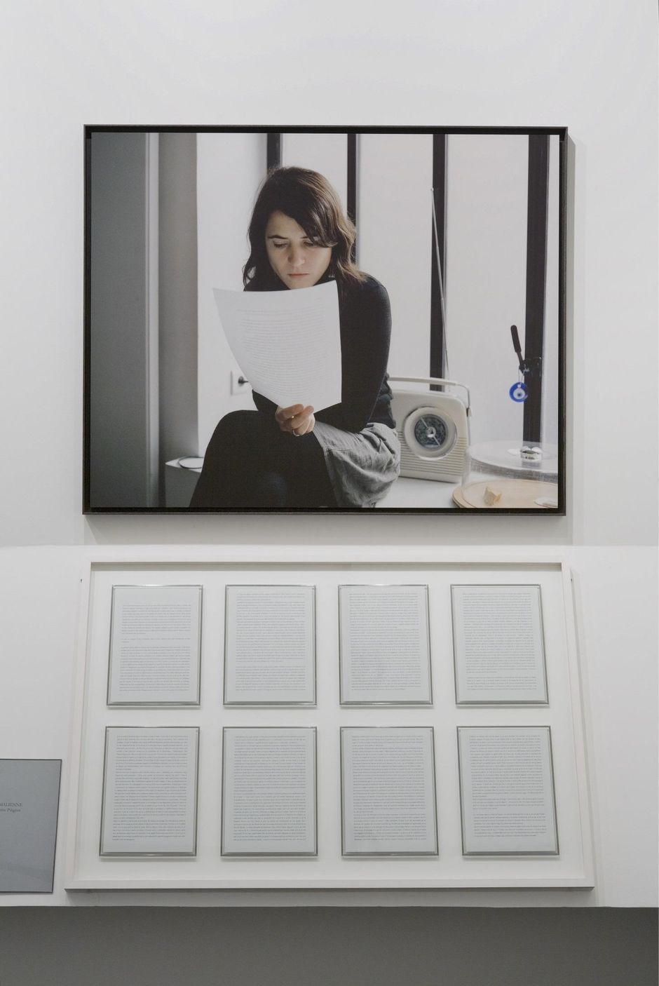 Sophie Calle, Take care of yourself. Graduate of the Ecole Normale Supérieure, Mazarine Pingeot | Prenez soin de vous. Normalienne, Mazarine Pingeot, 2007, Courtesy the artist and Perrotin, VG Bild-Kunst, Bonn 2021, Photo: Claire Dorn