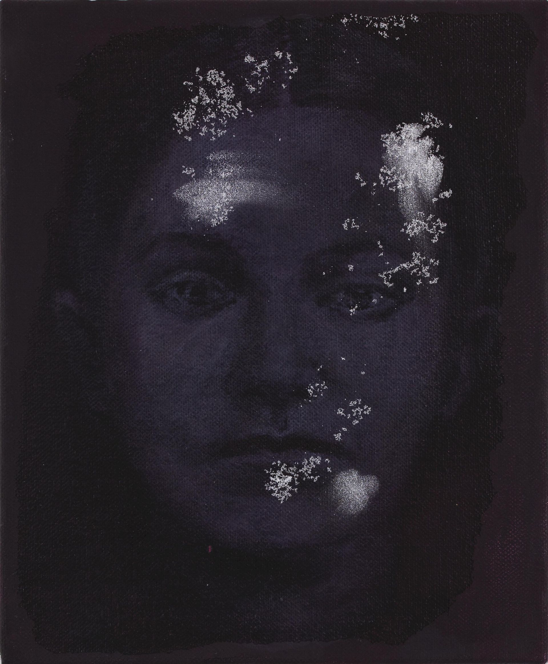 Sibylle Springer, Lyda, 2020, from the series „Serial Killers“, 2019/2020, Acrylic, tempera and pigments on canvas, 36 x 30 cm, Courtesy the artist © VG Bild-Kunst, Bonn 2020, Photo: Frank Scheffka