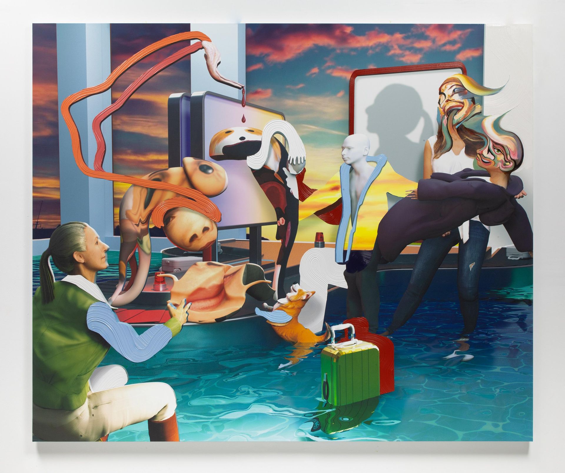 PIETER SCHOOLWERTH, Vas Differends (Rigged #8), 2021, Courtesy der Künstler und Privatsammlung | the artist and private collection, Foto: Jason Mandella Photography, New York für | for Galerie Kraupa-Tuskany Zeidler