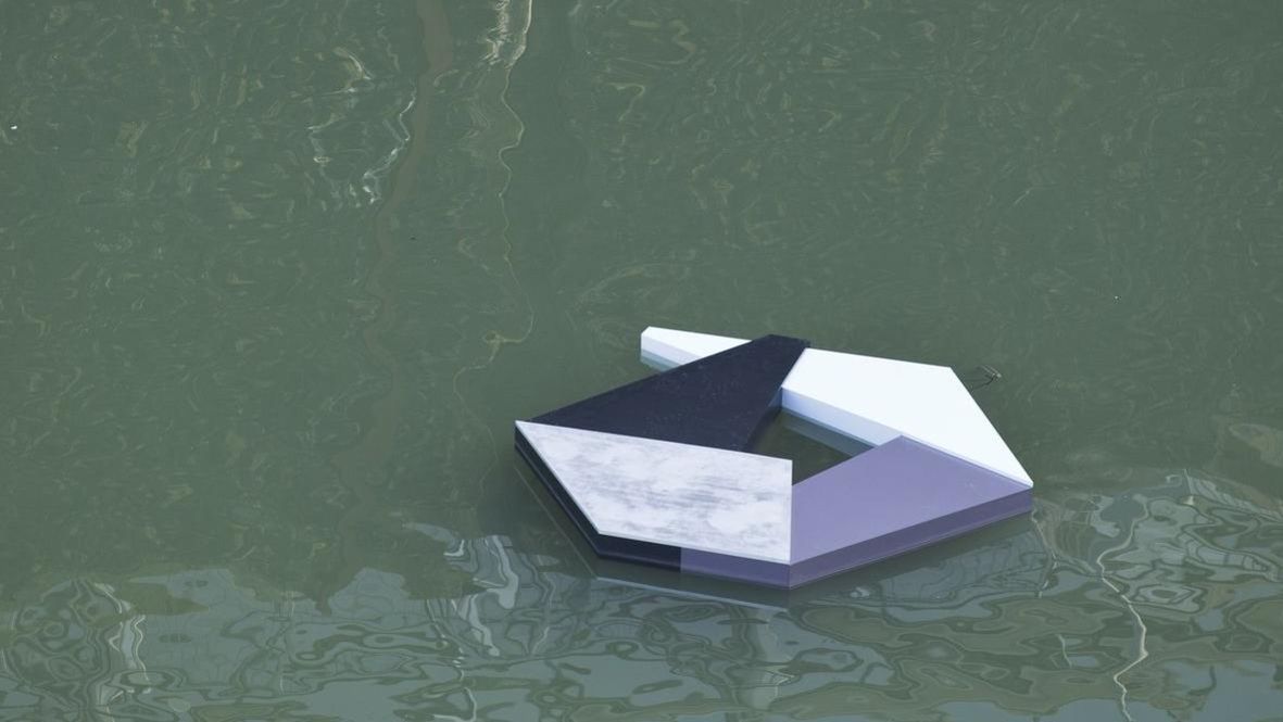 Katja Strunz: Visionäres Fragment für Antoine Cournot, 2014, Ausstellungsansicht