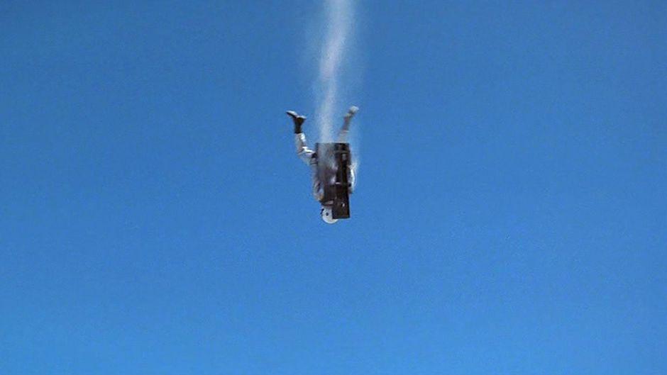 Jens Pecho, Screenshot aus THREE CASUALTIES, 2018, Video, Farbe, Ton, 7’18’'