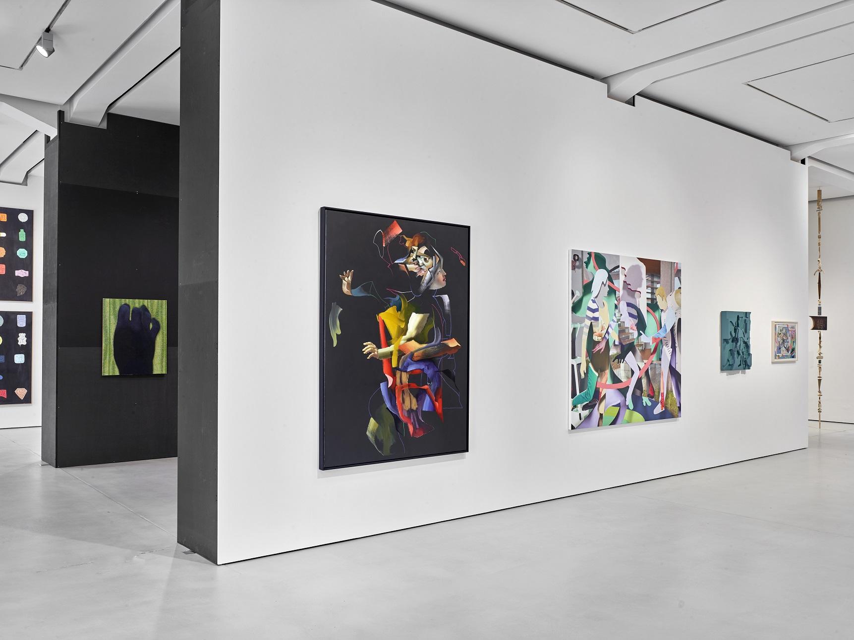 Installationsansicht Pieter Schoolwerth in KAI 10 | ARTHENA FOUNDATION, Courtesy der Künstler und Sammlung Oehmen, Foto: Achim Kukulies, Düsseldorf