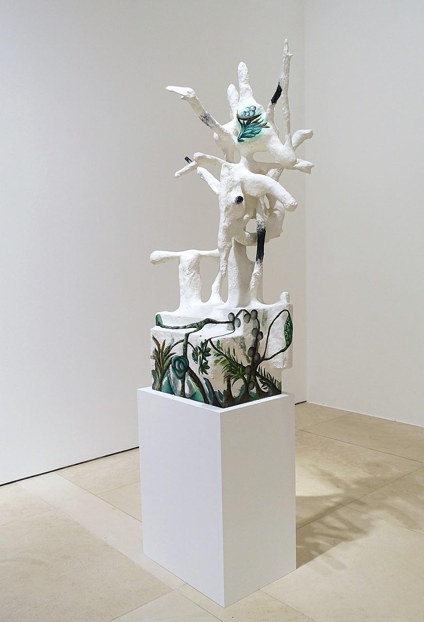Hartmut Neumann, Verwachsenes Gewächs, 2020-21, Mixed media, 125 x 60 x 70 cm, Courtesy the artist, Photo: Hartmut Neumann