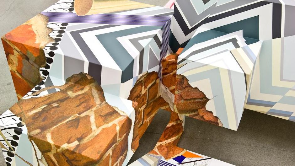 Graham Little, Facts are stupid things (fruit vs fashion), Detail, 2008, Courtesy Alison Jacques Gallery, London, © the artist