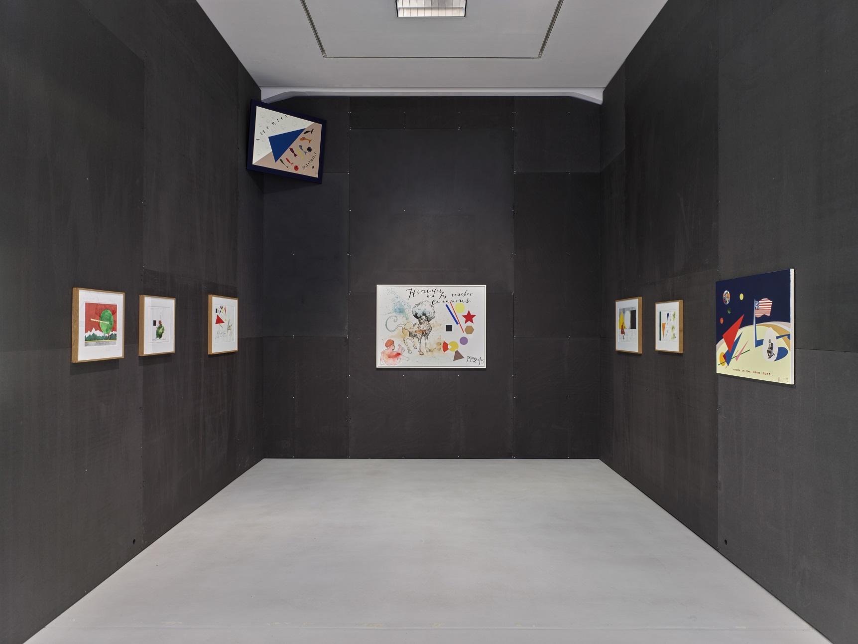 Installationsansicht Pavel Pepperstein in KAI 10 | ARTHENA FOUNDATION, Courtesy der Künstler und Privatsammlung, Foto: Achim Kukulies, Düsseldorf