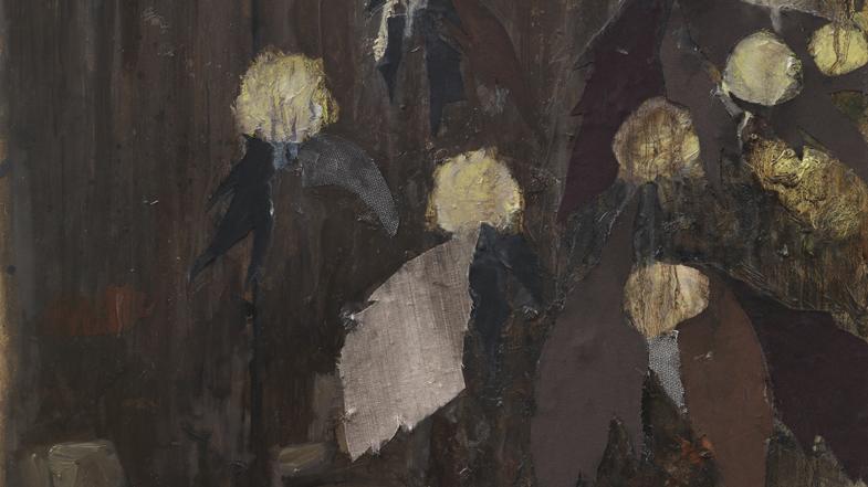 Armin Boehm, Komork, 2010, Öl und Stoff auf Leinwand, Courtesy of the artist