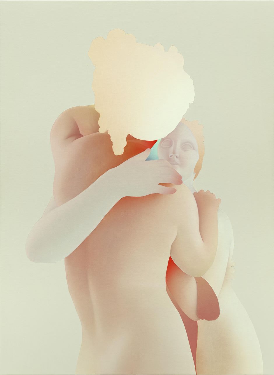 Vivian Greven, Leea II, 2019, Oil and Acrylic on Canvas, 150 x 110 cm, Courtesy: Kadel Willborn, Aurel Scheibler, Photo: Ivo Faber